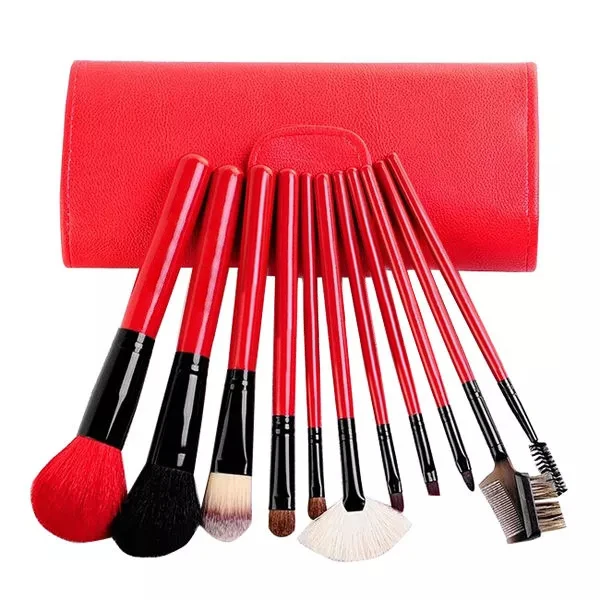 High End Complete 11PCS Beauty Makeup Brush Kit Professional Private Label Makeup Brushes Set