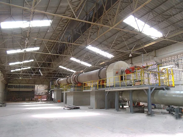 horizontal lime activation revolving rotary kiln