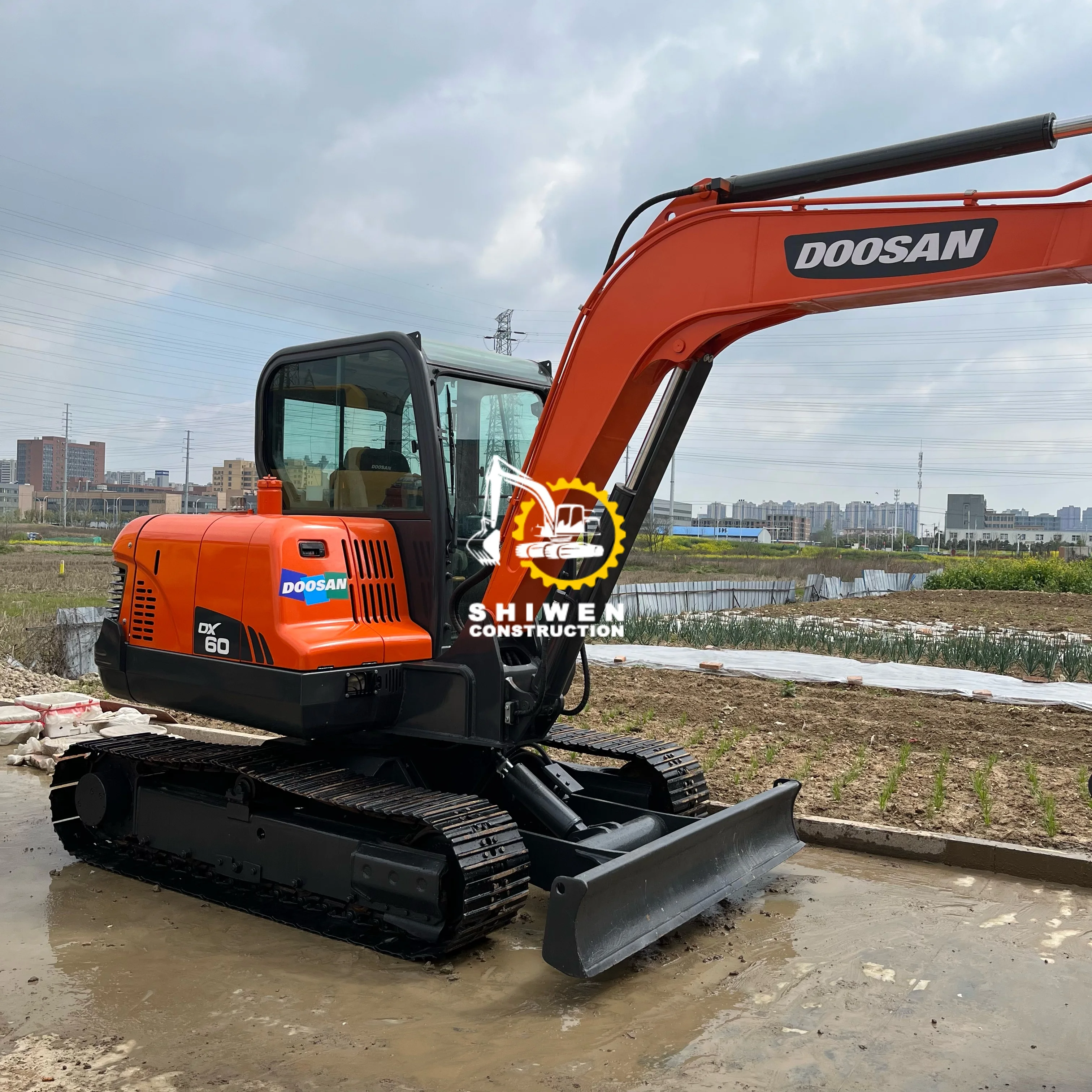 Doosan DX60-9c DH60 DH80 DX80 DX55 DH35 DH55 Excavator Price Low, Hot Sale Used Doosan DX60 Agricultural Machinery Equipment