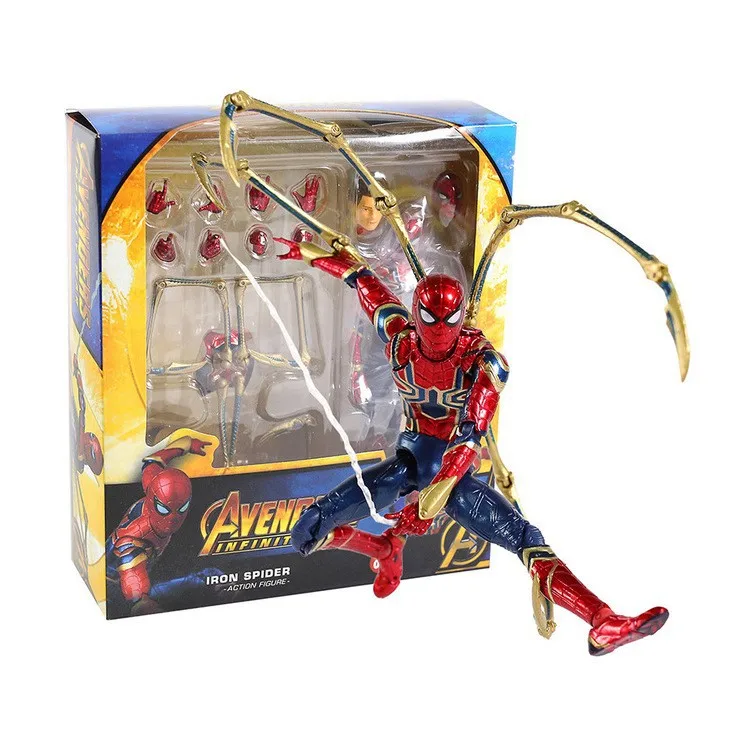 OEM Customized Spiderman Action Figures Marvel Legends Maker Spider-Man Anime collection gift Pvc action & toy figures