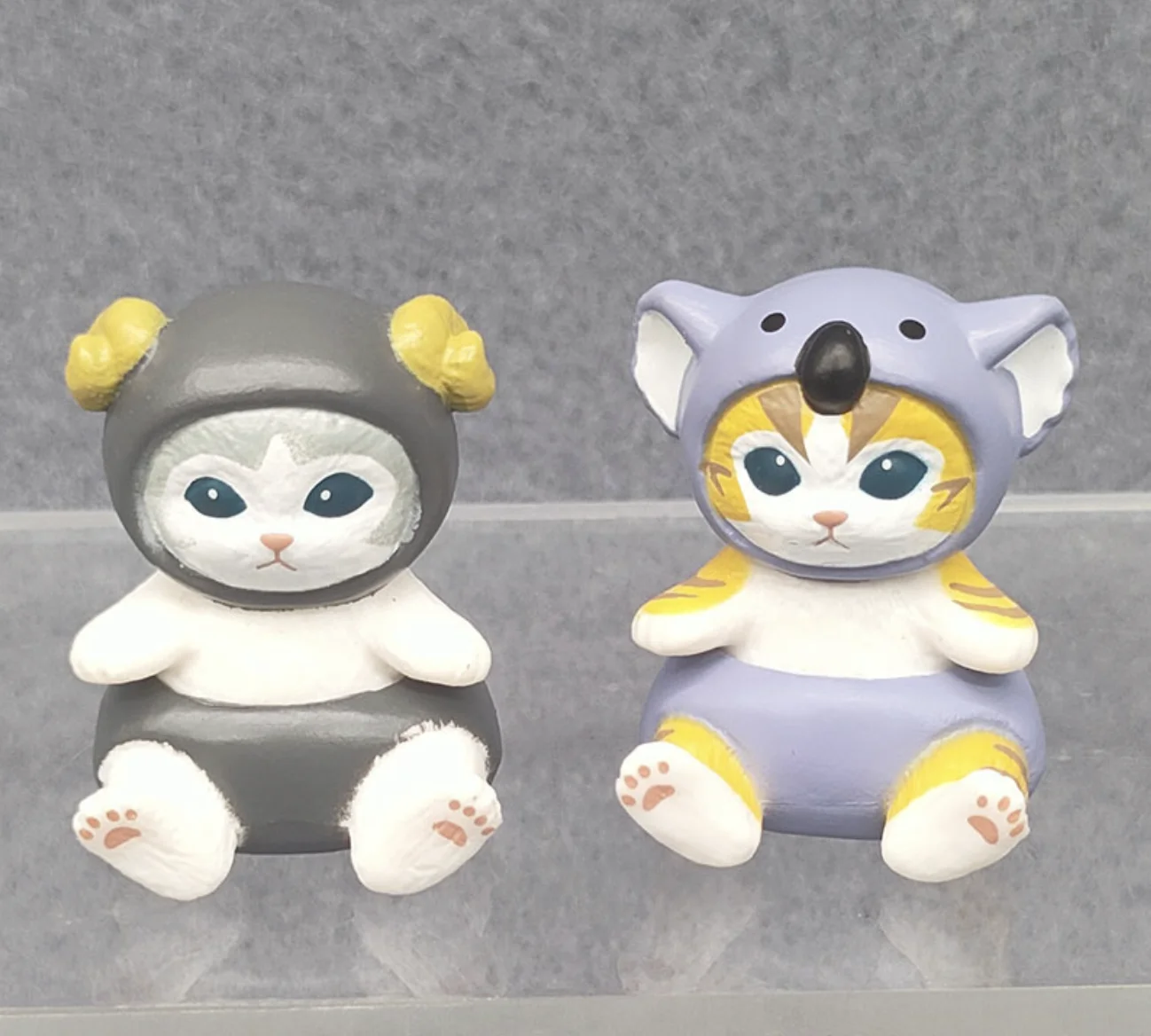 Mofusands слепые коробки кошка коала енот лиса барана Животные Мини ПВХ фигурки Набор для настольного декора коробка-сюрприз детей
