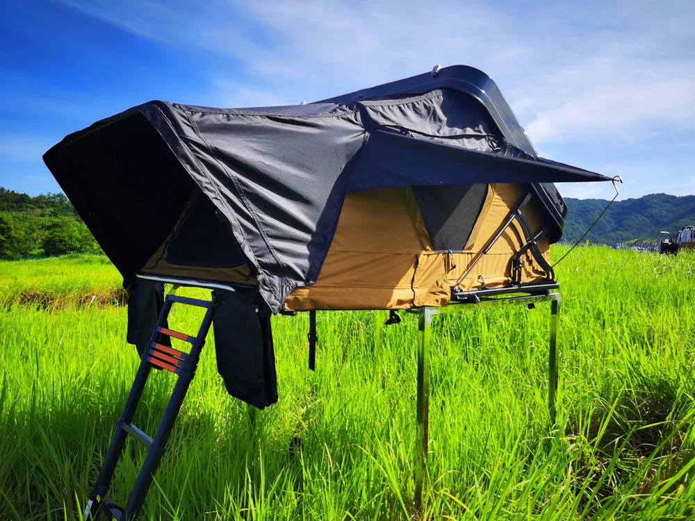 2024 New Outdoor Camping 4X4  4 Persons 4wd Car Hard Shell Roof Top Tent for Sale