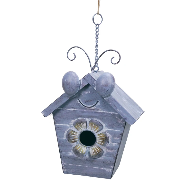 
Iron Bird House Nesting Box for Small Birds Finch 