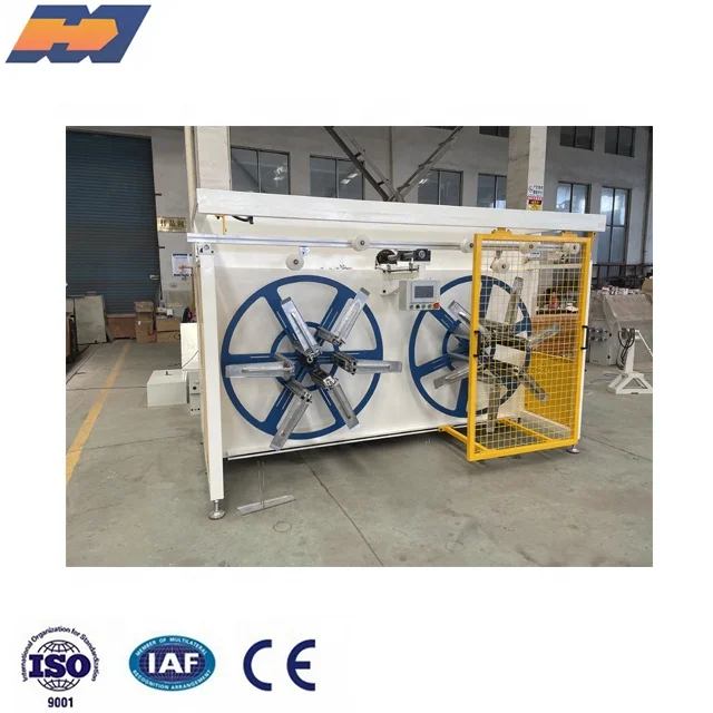 SPS Double Disk winder automatic pe pipe coiler pipe puller