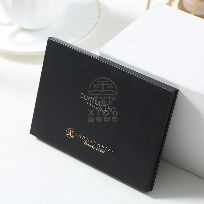  2021Eyeshadow Storage Box Case Makeup Pallete Eye Shadow Empty Magnetic Palette Glitter Patterns Spot UV Coating Printing Beauty