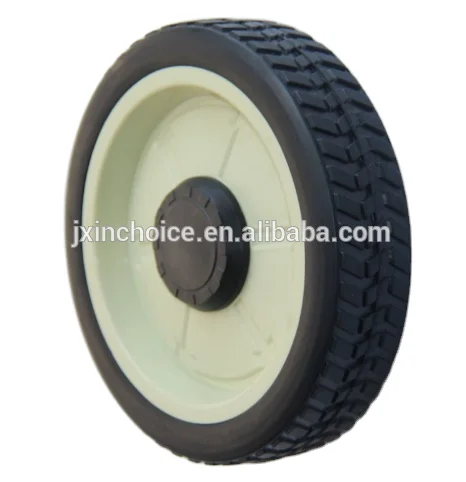 hot sale 200 50 100 solid rubber wheel for lawnmower