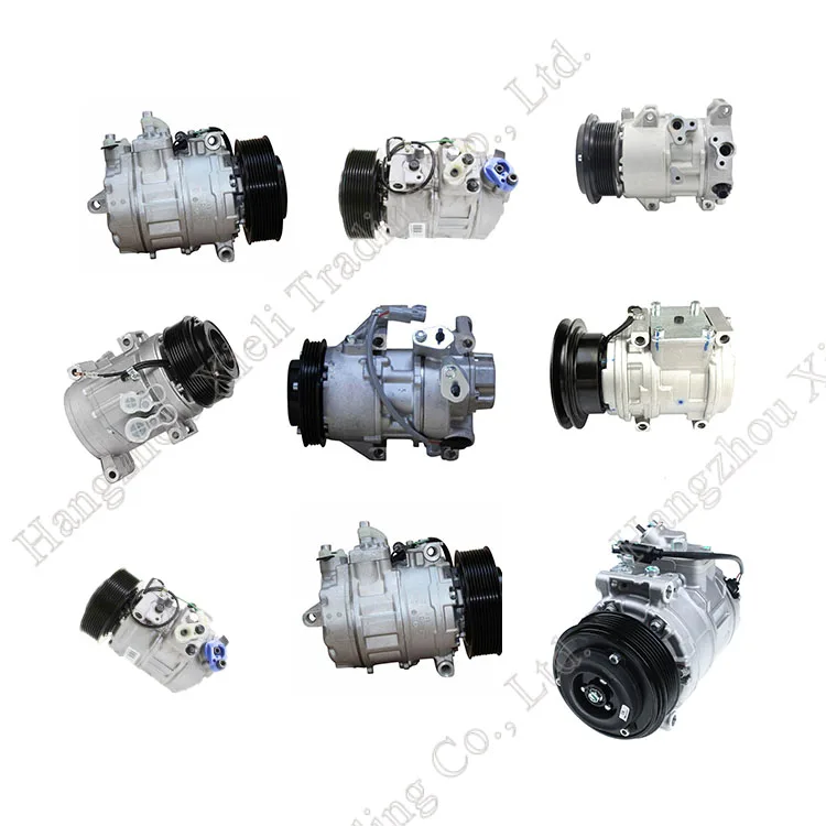 Auto Air AC Compressor For Hitachi Hyundai Excavator R215 D21 11N690040 11N6-90040 506021-7082 A5000674001 11N892040 5060217082