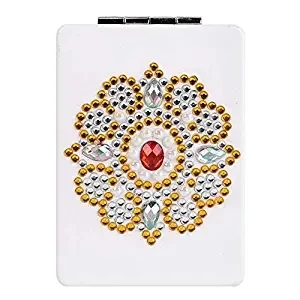 DIY Diamond Painting Kits Mini Rectangle Makeup Mirror DIY beads Mandala mirror