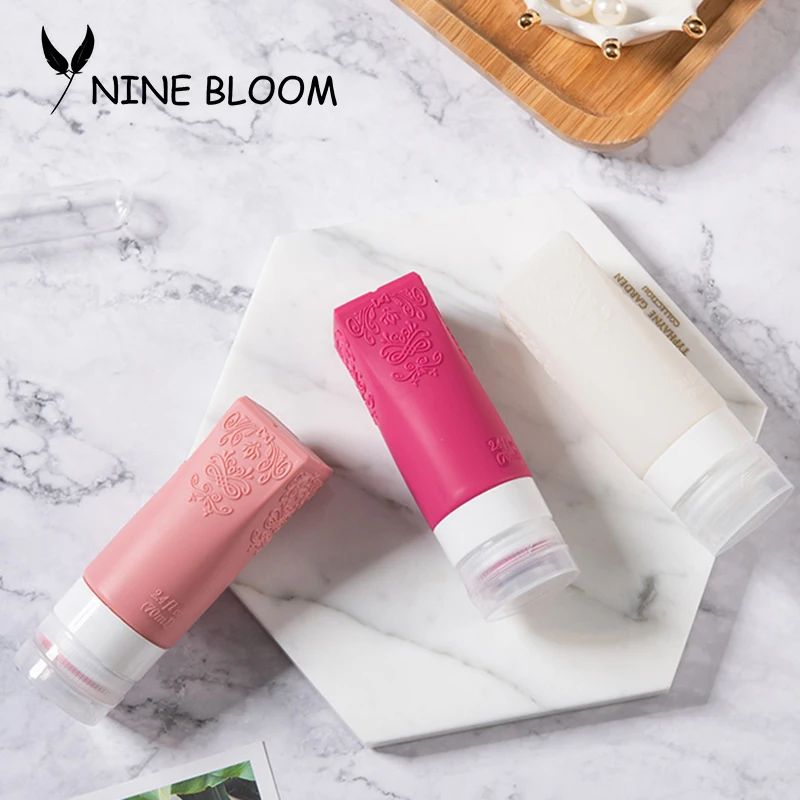 New Food Grade Eco-friendly Leakproof Outdoor Silicone Travel Bottle Apply Hand Sanitizer Hydrating Fluid