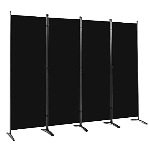 Custom Size Mobile Indoor Screens Room Dividers Folding Partition Privacy Screen Freestanding Room Divider
