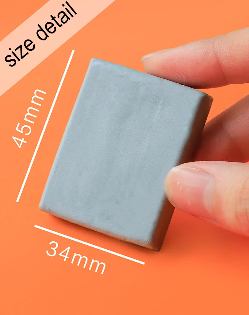 Meihui Kneaded Eraser Gray Color Moldable Kneadable Eraser for Artist Drawing Sketching