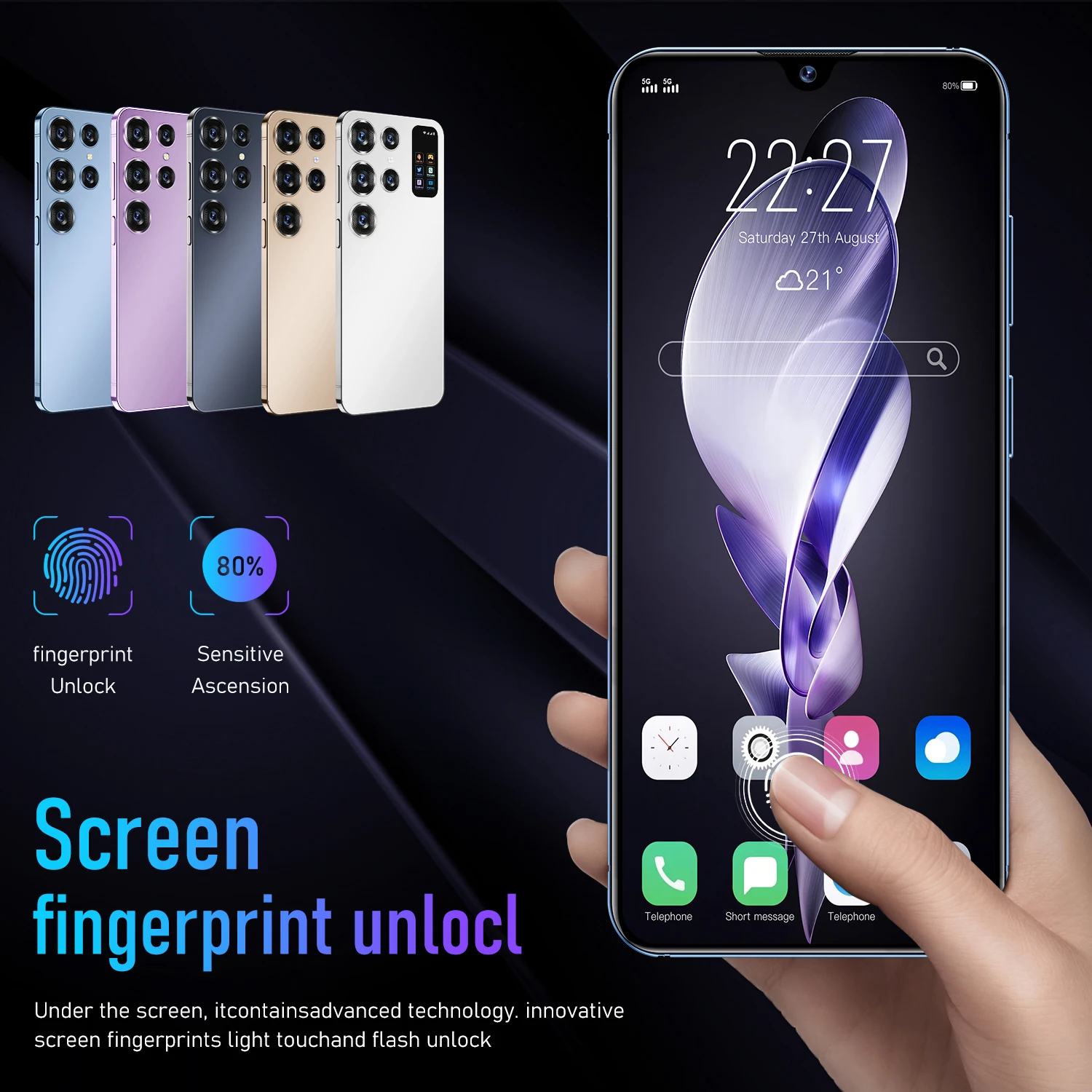 Смартфон S24 ULTRA 22 + 2 ТБ 5G 7 3 дюймов