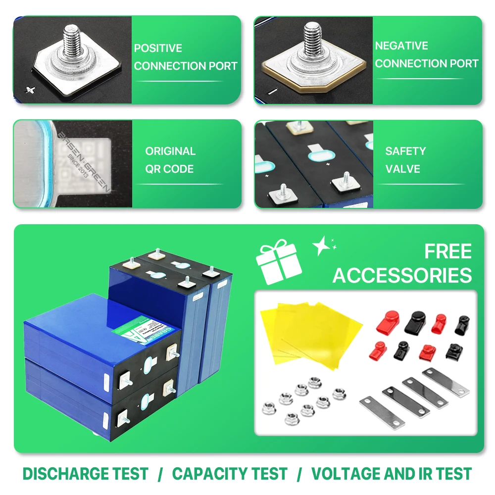 basen High Capacity 3.2v 30AH 280ah 306ah 314ah  10000cycles LiFePo4 Prismatic Battery over 330ah Rechargeable lifepo4 200ah