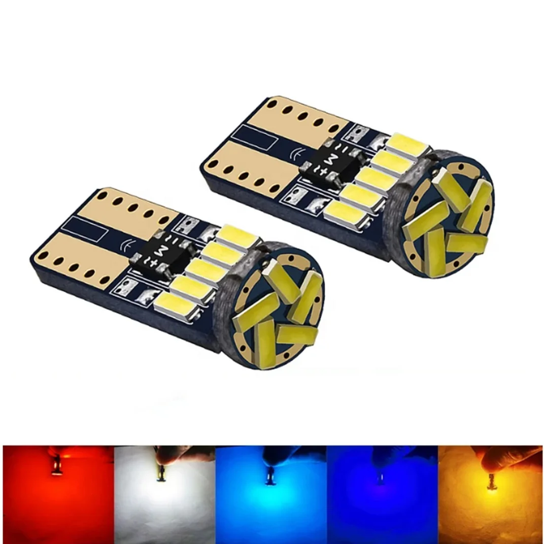 T10 Led W5W Led Bulbs 168 194 4014 30 Dome Reading License Plate Light Car Interior Lights Auto White led auto lamps