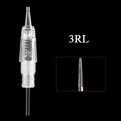 New Hot Sale Sterilized Sharp Transparent 0.18mm 1RL PMU Microblading Permanent Makeup Digital Machine Tattoo Needles Cartridges
