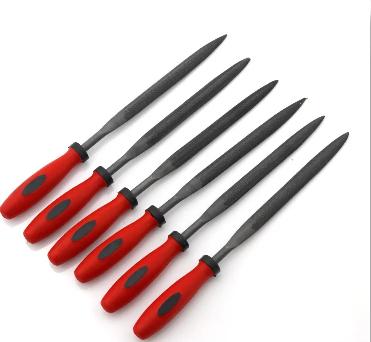 Инструменты Ruixin, 5 шт., 10 шт., лидер продаж, игольчатые напильники серии с ручкой