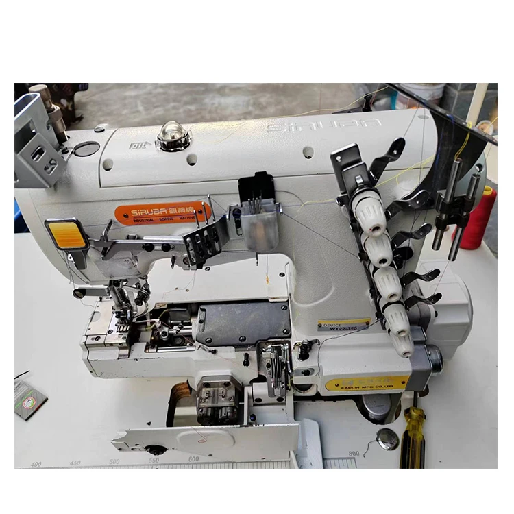 Good Quality Used Square Head Siruba book binding button attaching juki sewing machine with low price