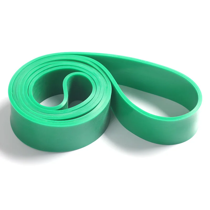 100% Natural Latex Yoga Elastic Stretch Bands Custom Resistance Various Colors Thick Loop for Sports Gym Fitness Exercise