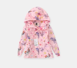 Custom Children Spring jackets Windbreaker Kids Hooded Fleece Rain Coats Water Proof Outfits girls rain jackets