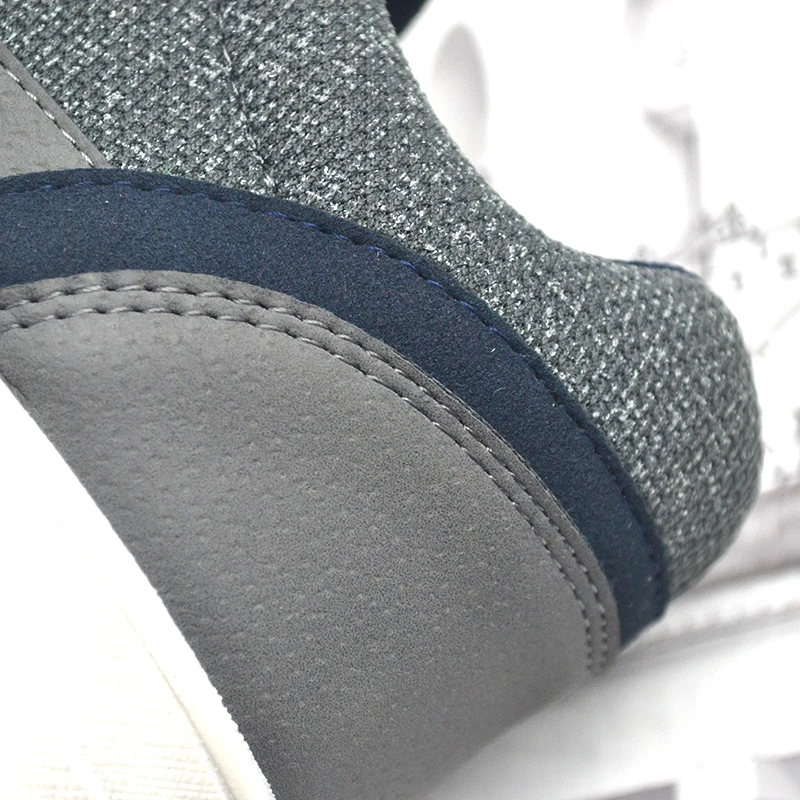 JUSTGOOD Oem 2021 Low Top Grey Men Casual Sneakers Skateboard Shoes