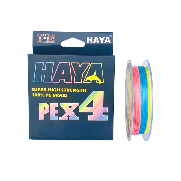 HAYA X4 леска для ловли нахлыстом Kunnan 1 0 мм разноцветная плетеная рыболовная F295