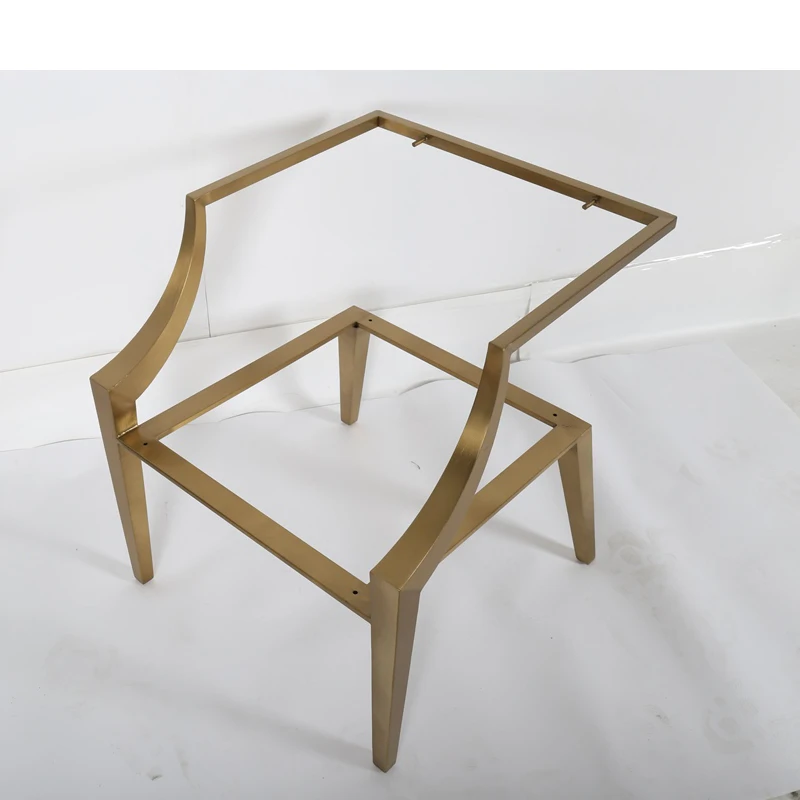 Super Quality OEM Custom Adjustable Dining Table Legs Coffee Table Legs Bar Metal Furniture Base Gold Brass Copper parts