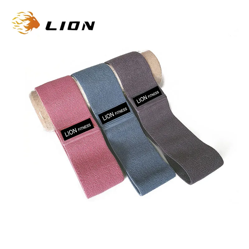 Manufacturer Custom Pull Up Fabric Resistance Loop Exercise Bands Set Fitness Bands Resistance Band