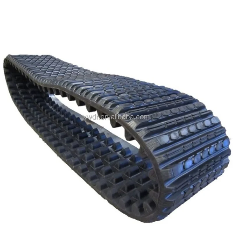 Low Price Mini Excavator Rubber Track Chassis Part Rubber Track For Sale