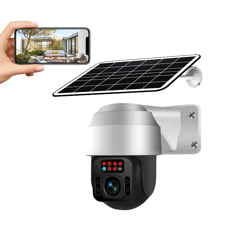 VESAFE Solar Camera Outdoor Surveillance Home IR Night Vision Camera With Motion Detection Audio Support 4G Camera