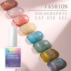 OEM 15ml cat eye gel polish wholesale diamond nail supplies different types galaxy uv led gel polish