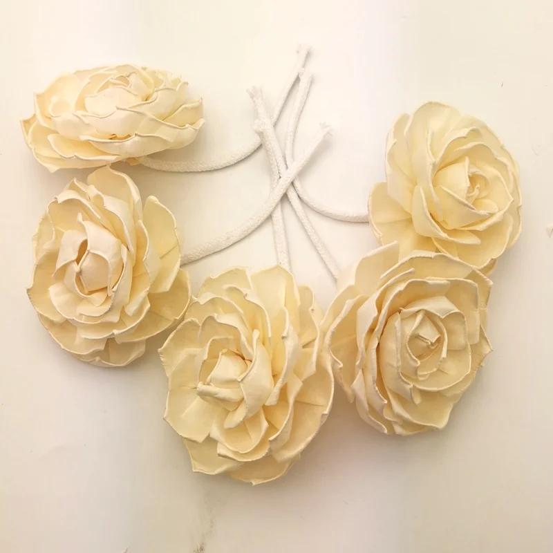 8.5cm 2021 New  Handmade Natural Rose Sola Flower Diffuser for Home fragrance