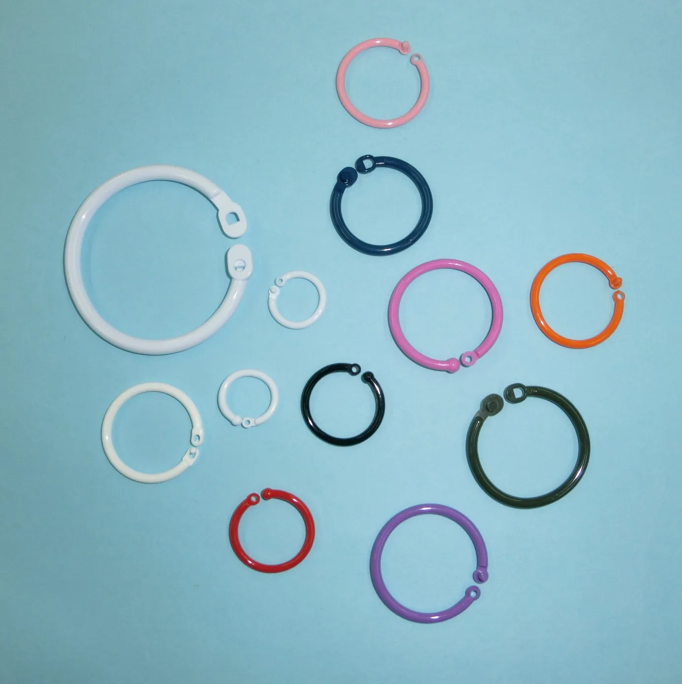 Binder Fastener File Round Flyers Custom Hanging Accessories Plastic Wholesale Ring