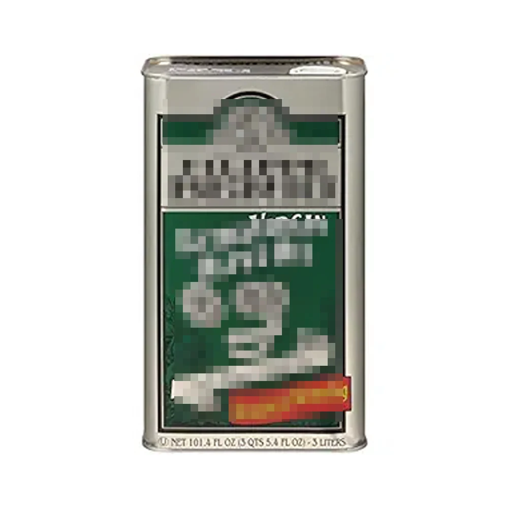 Pure Organic Virgin Olive Oil Metal Tin Can