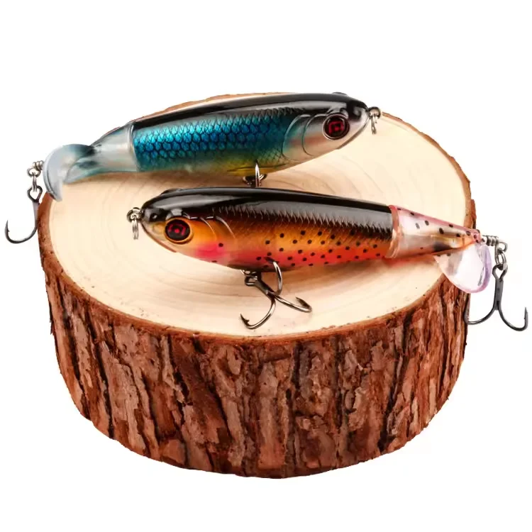 DN 10.5cm 17g  floating whopper popper fishing lure top water whopper plopper lure hard bait propeller fishing lures