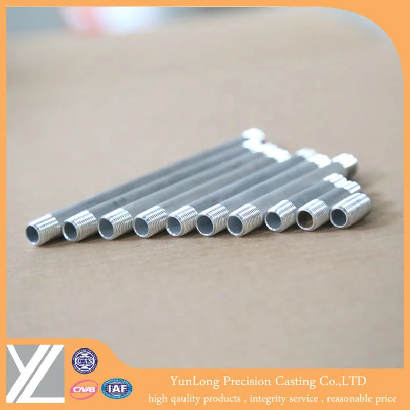 
Stainless Steel Tube Fittings NIPPLE 1/8 seamless nipples pipe fittings and welding pipe fittings 