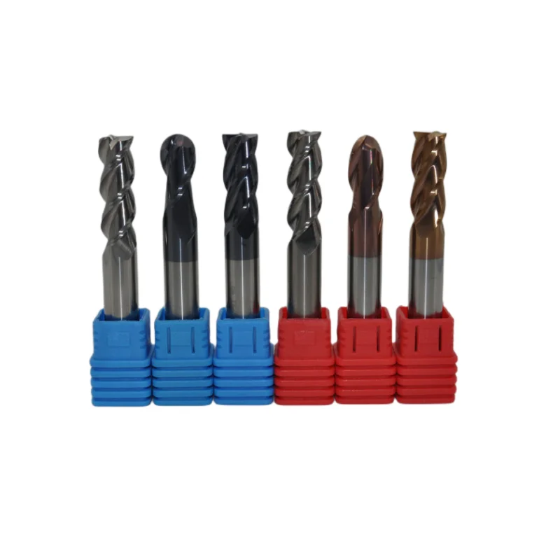 HRC45/65 4 flute tungsten carbide endmill for stainless steel cnc router bits cortadores end mill