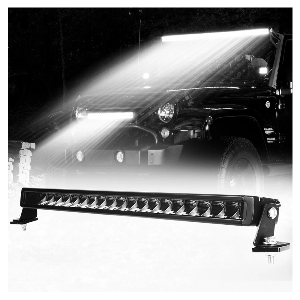 Новейшая суперъяркая светодиодная световая балка King IP69K Lux @ 2000m для внедорожников 22