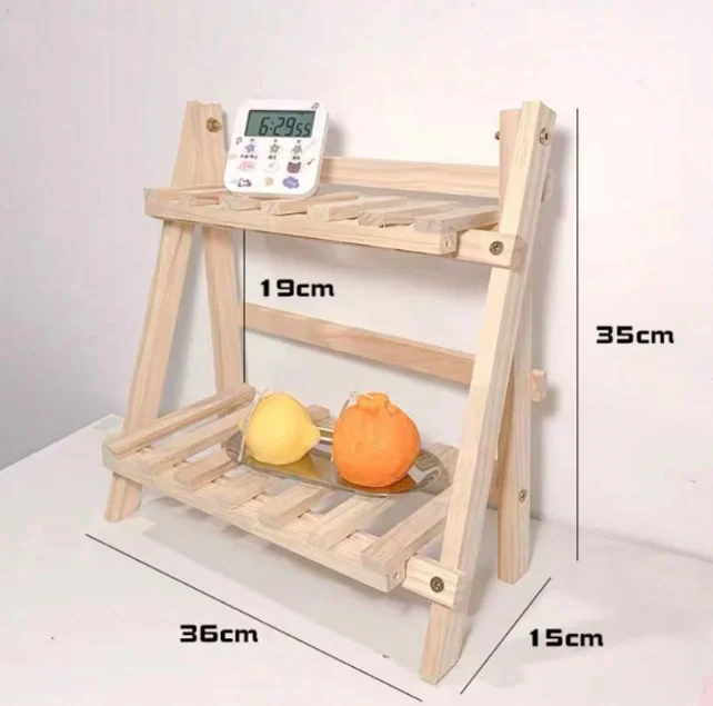 Counter Standing Rack Storage Shelf for Organizing Bathroom Kitchen Cosmetic Balcony