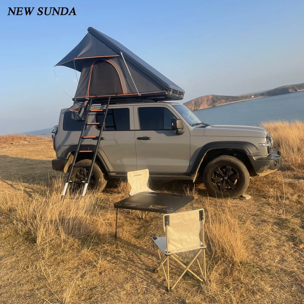 China Outdoors Camping Safari Tent Buy Aluminum Lid 2 Person Tent Car Hard Shell Roof-Top Tent
