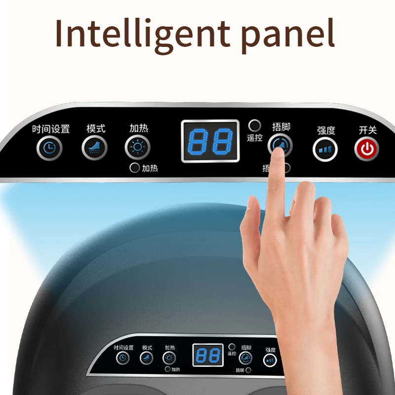 Hot Selling shiatsu vibrating electric foot massager machine with heating