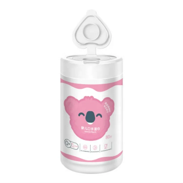 Hot Sale Pure Cotton Disposable jar Wet wipes cleaning wipes Baby Hand & Mouth Wet Wipes Warmer