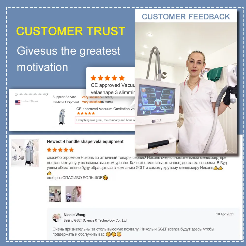 4 in 1 Weight Loss Cellulite Reduction Vertical Body Shaping Roller Body Slimming Machine RF Vacuum Cavitation System