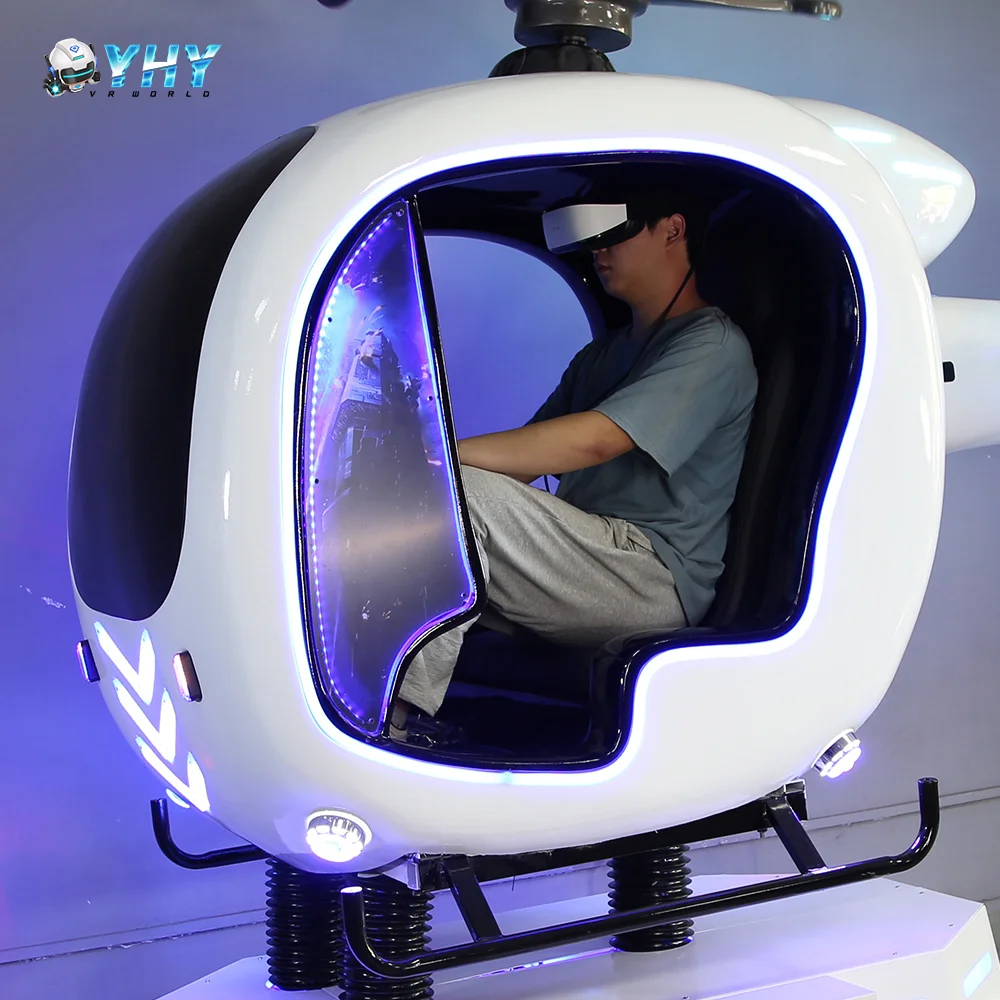 YHY Vr Flight Helicopter Simulator Machine 9d Vr Plane Games For Children / Kids vr flight
