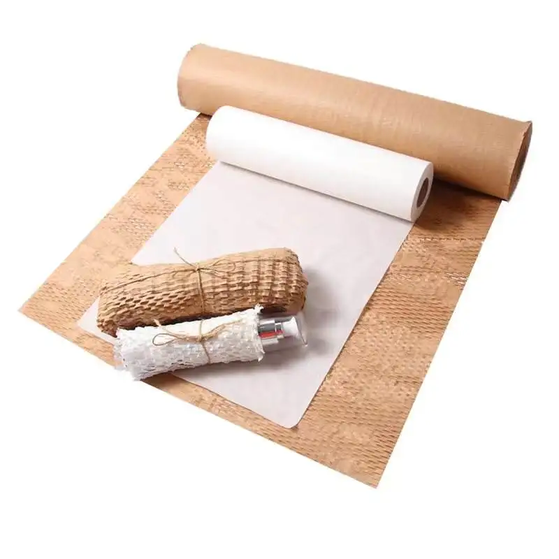 GDCX Craft Wrapping Recycled Brown/Black/White/Pink/Red Oem Rolling Honeycomb Wide Craft Paper Roll Paper Roll Craft
