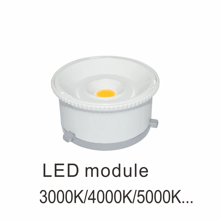 Shenzhen spotlight led module easy replaceable 15W 30W 40W 50W high Lm CRI hotel office shop grocery ceiling recessed spotlight