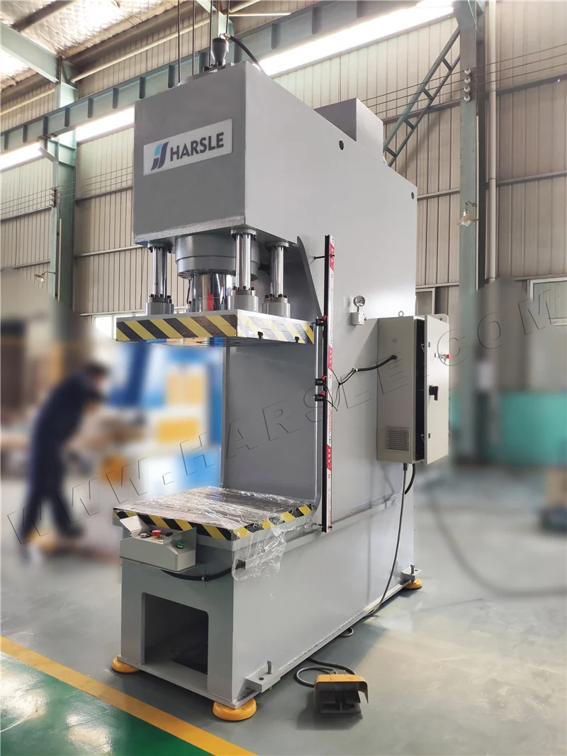 HARSLE Y41 Series 100 Ton 160 Ton Hydraulic Press Cheap Single Column Hydraulic Press
