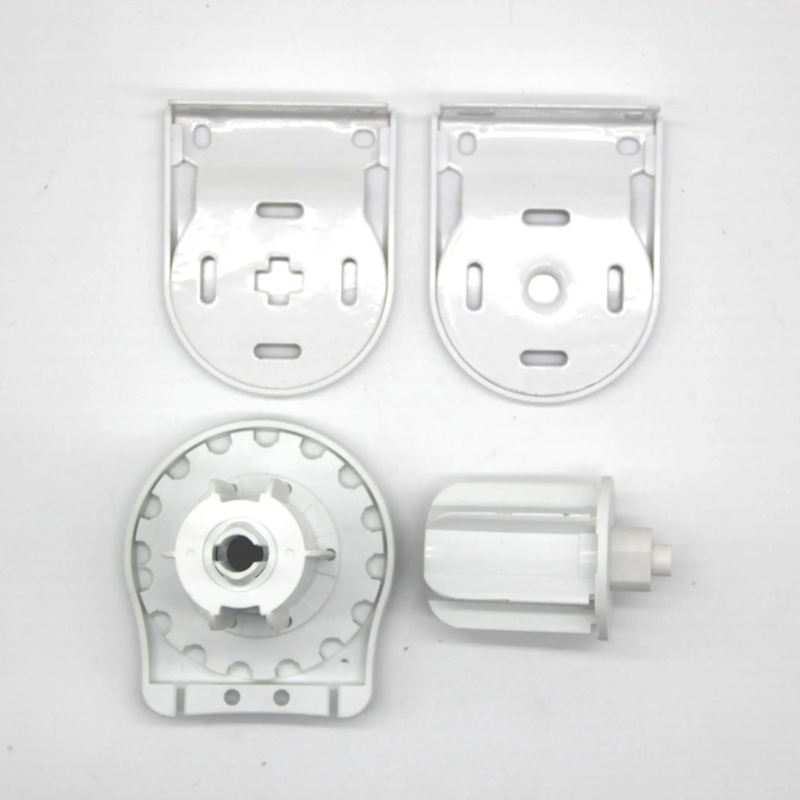 38mm Open Roll with 45mm Plastic Cover Roller blinds control clutch with metal Extentioned Bracket Cover Capacity 8kilo Tiny Gap