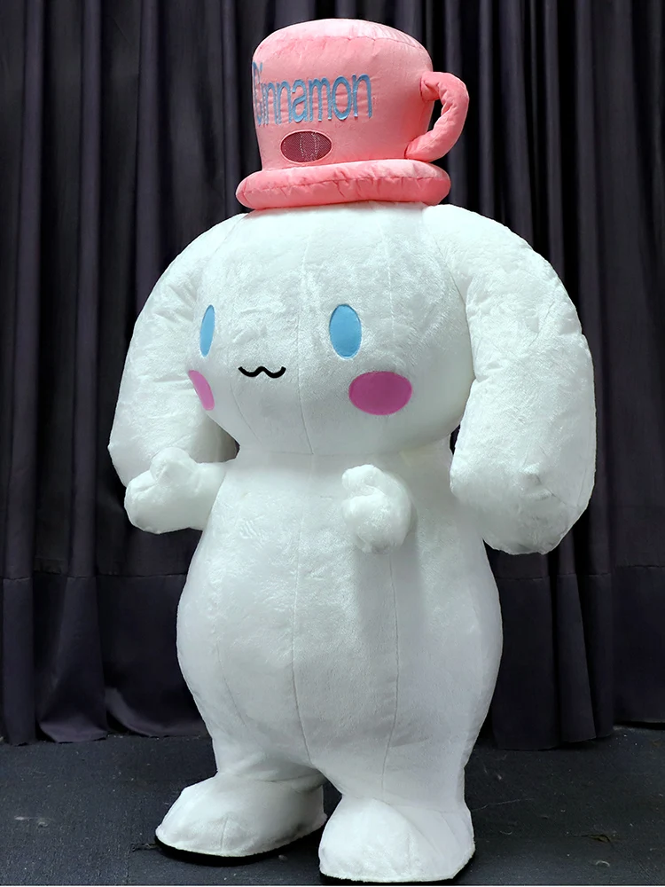 Portable Plush Material Inflatable Cinnamon Dog Costume,Parade Party Decoration Cartoon Sanrio Character Inflatable Animal Suits
