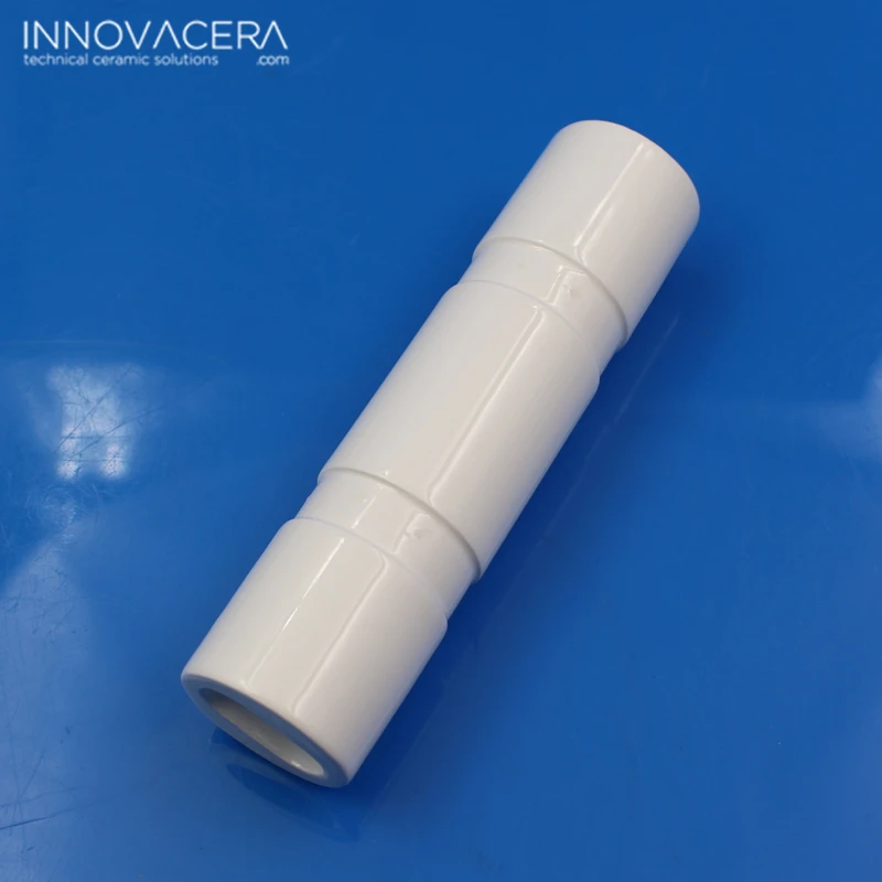 99% Alumina Round Ceramic Laser Cavity Reflector for Single Rod Single Lamp