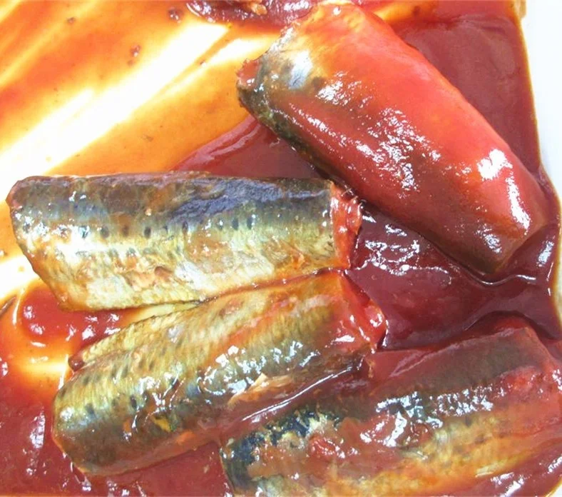 Canned Sardines In Tomato Sauce Vegetable Oil 155g 425g